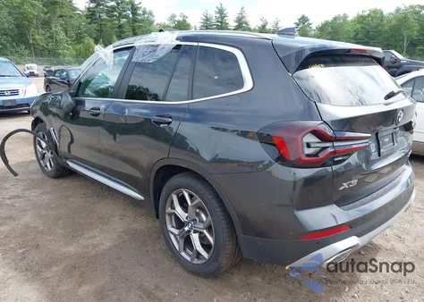 2022 BMW X3 xDrive30I from USA, damaged, VIN WBX57DP08NN175947
